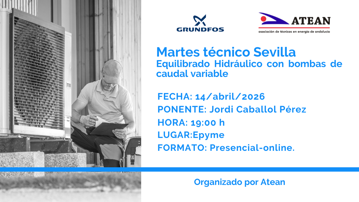 MT Grundfos: “Equilibrado Hidráulico con bombas de caudal variable”