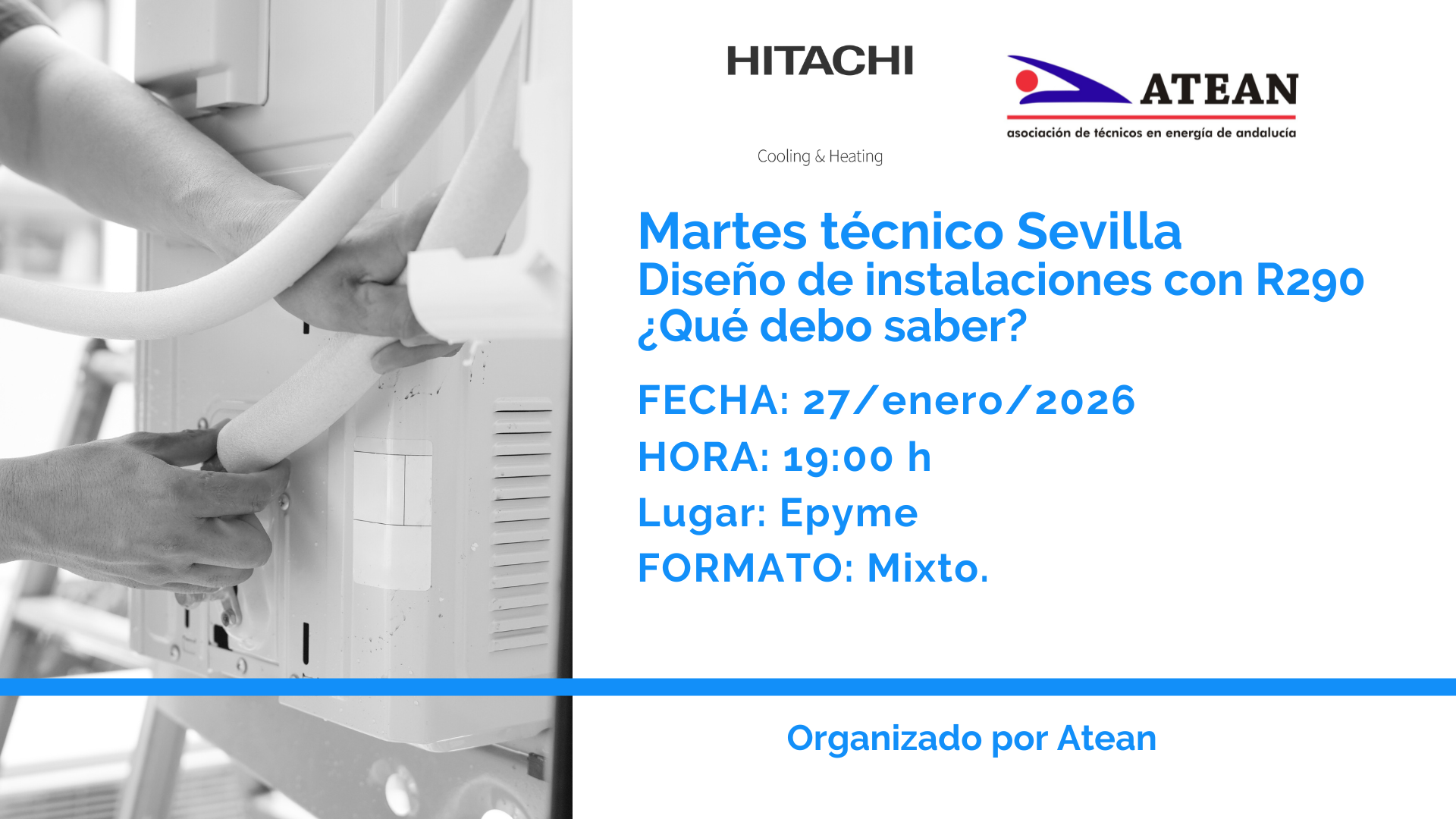 MT Hitachi: Diseño de instalaciones con R290 ¿Qué debo saber?